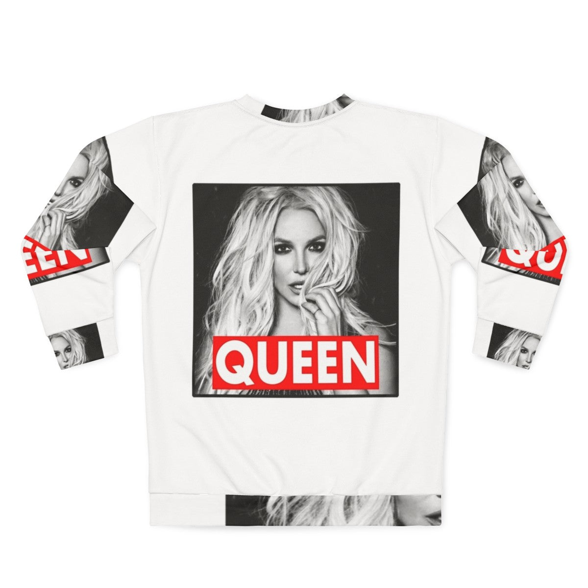 Vintage Britney Spears "Queen B" Sweatshirt - Back