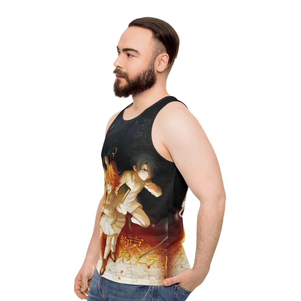 The Promised Neverland Unisex Tank Top - men side