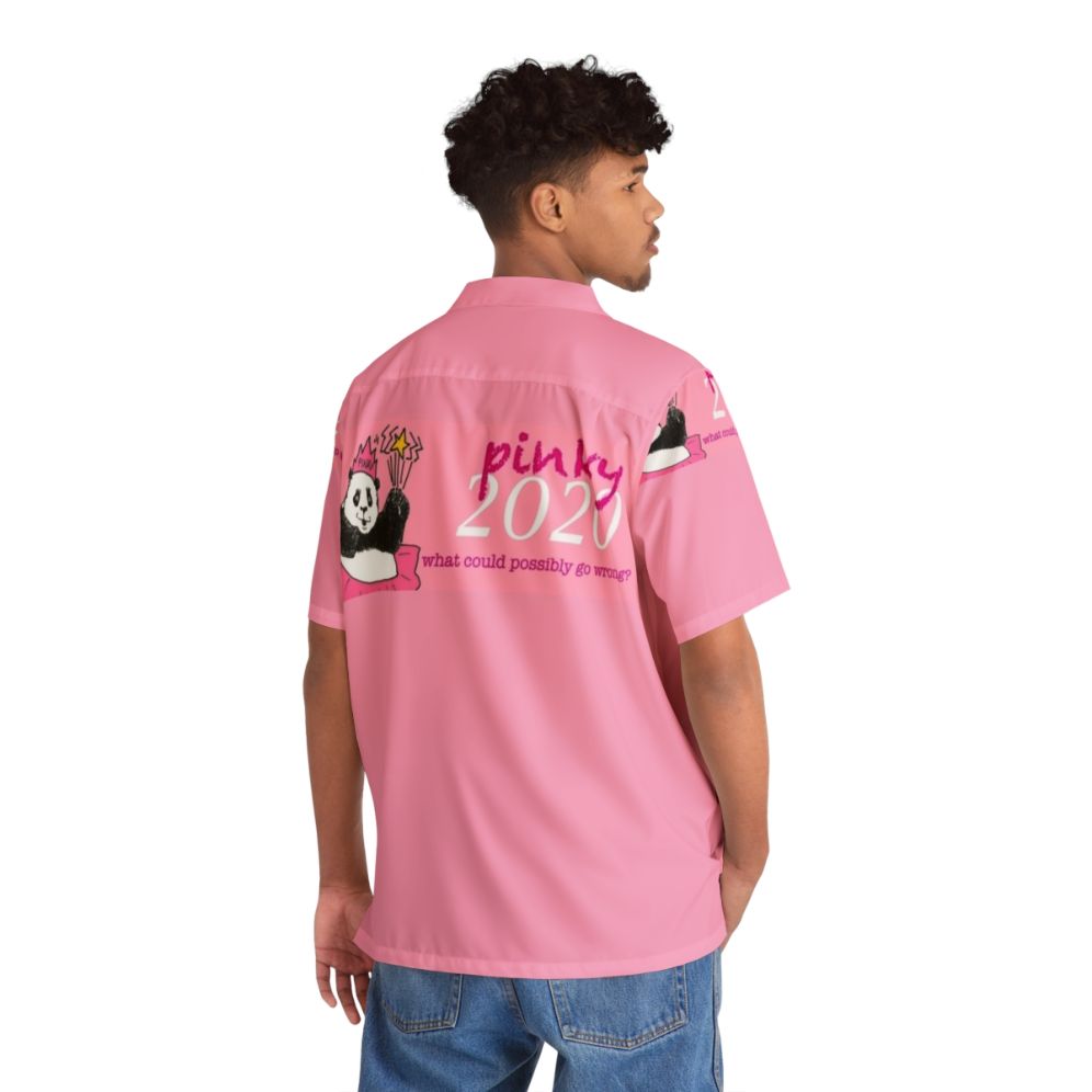 Pinky 2020 Hawaiian Shirt with Panda and Politics Humor - People Back