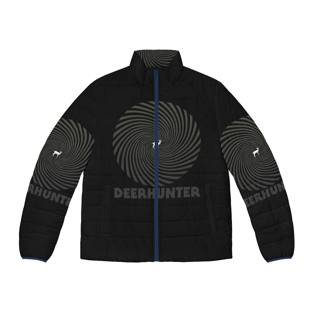 Deerhunter Halcyon Digest Puffer Jacket with shoegaze, dream pop, and indie music influences