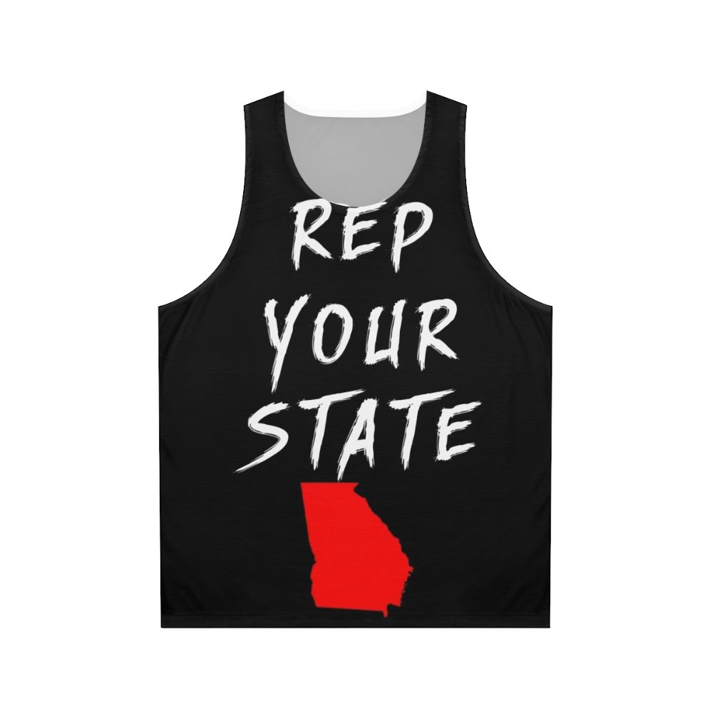 Georgia state pride unisex tank top