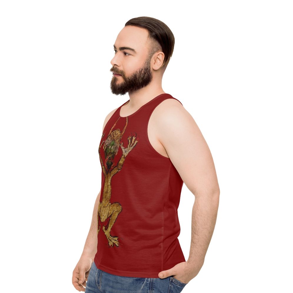 Codex Gigas Devil's Bible Unisex Tank Top - men side