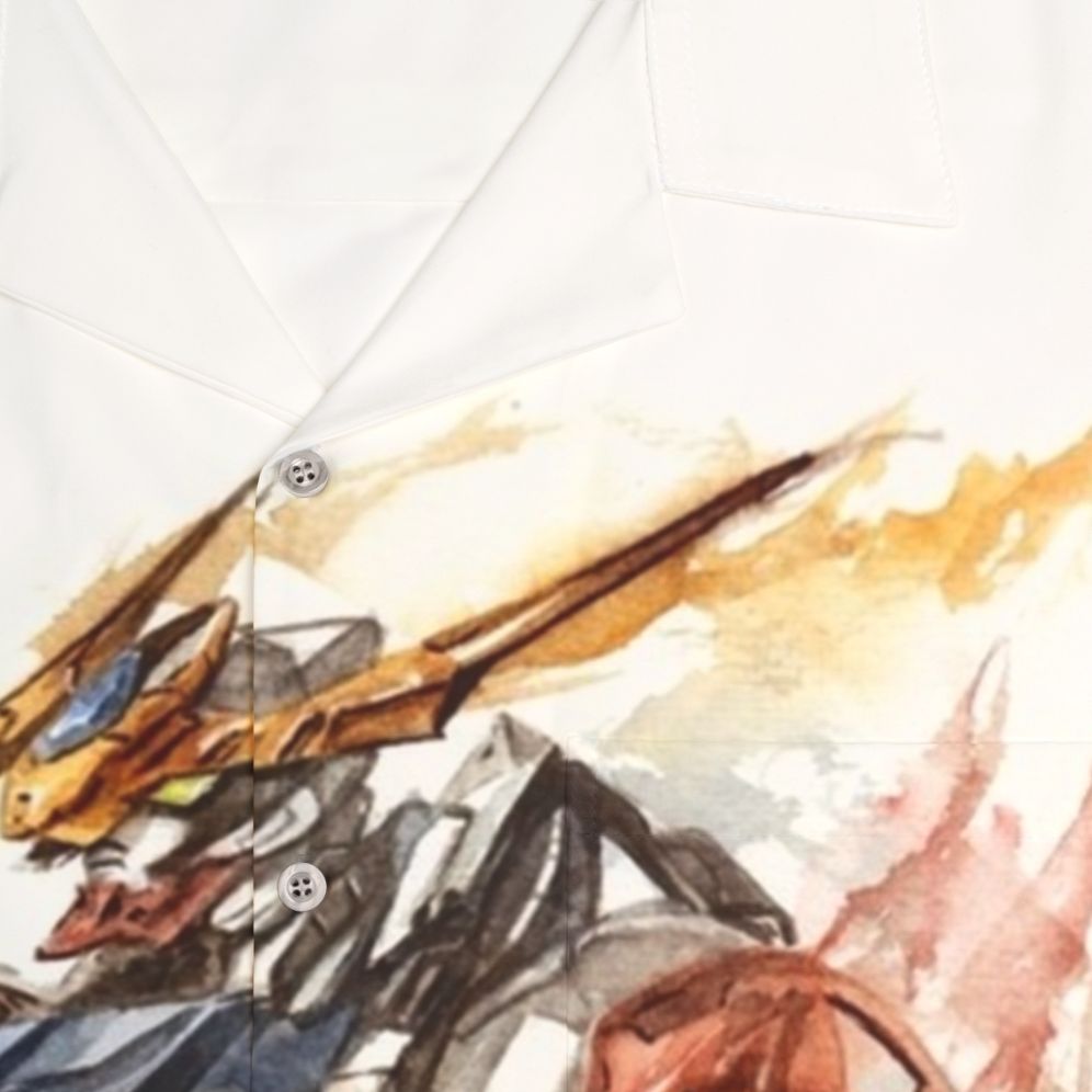 Iron-Blooded Orphans Tekkadan Hawaiian Shirt - Detail