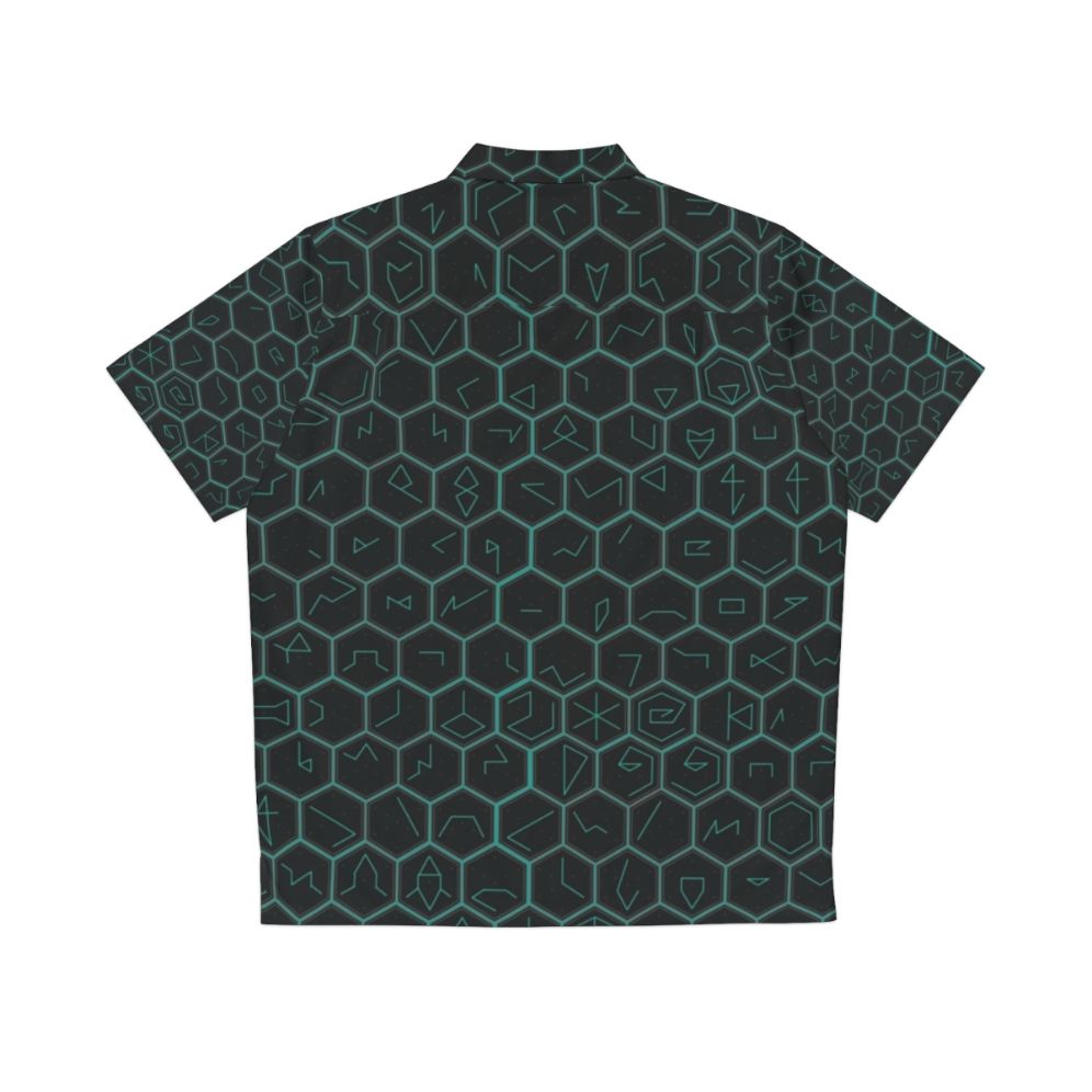 Ingress Glyph Series Hawaiian Shirt - Back