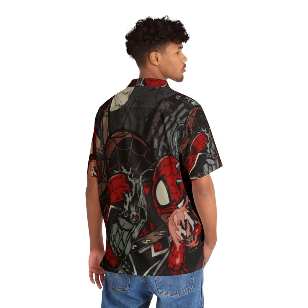 Spider Punk Hawaiian Shirt - People Back