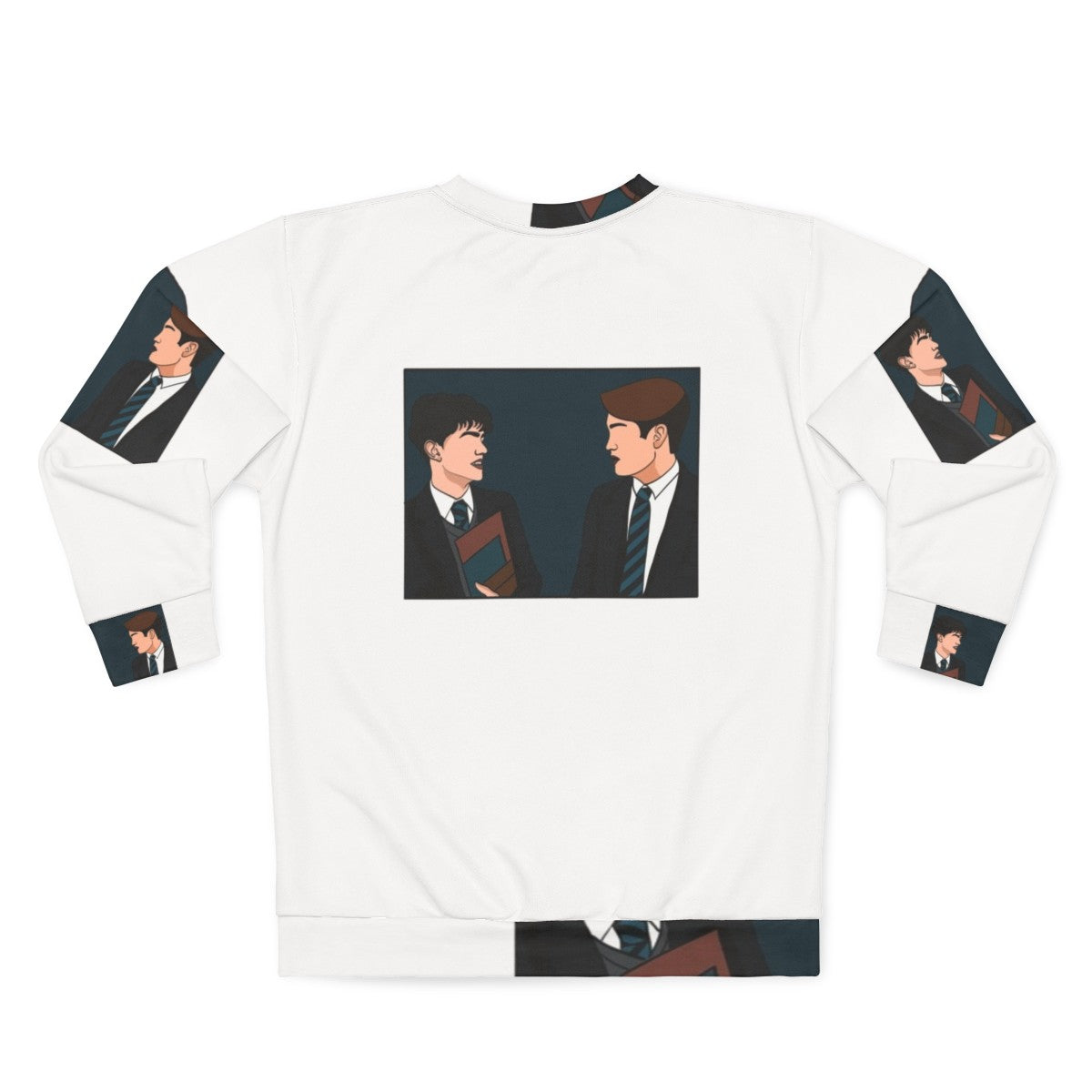 Heartstopper Charlie Spring and Nick Nelson Netflix Series Sweatshirt - Back