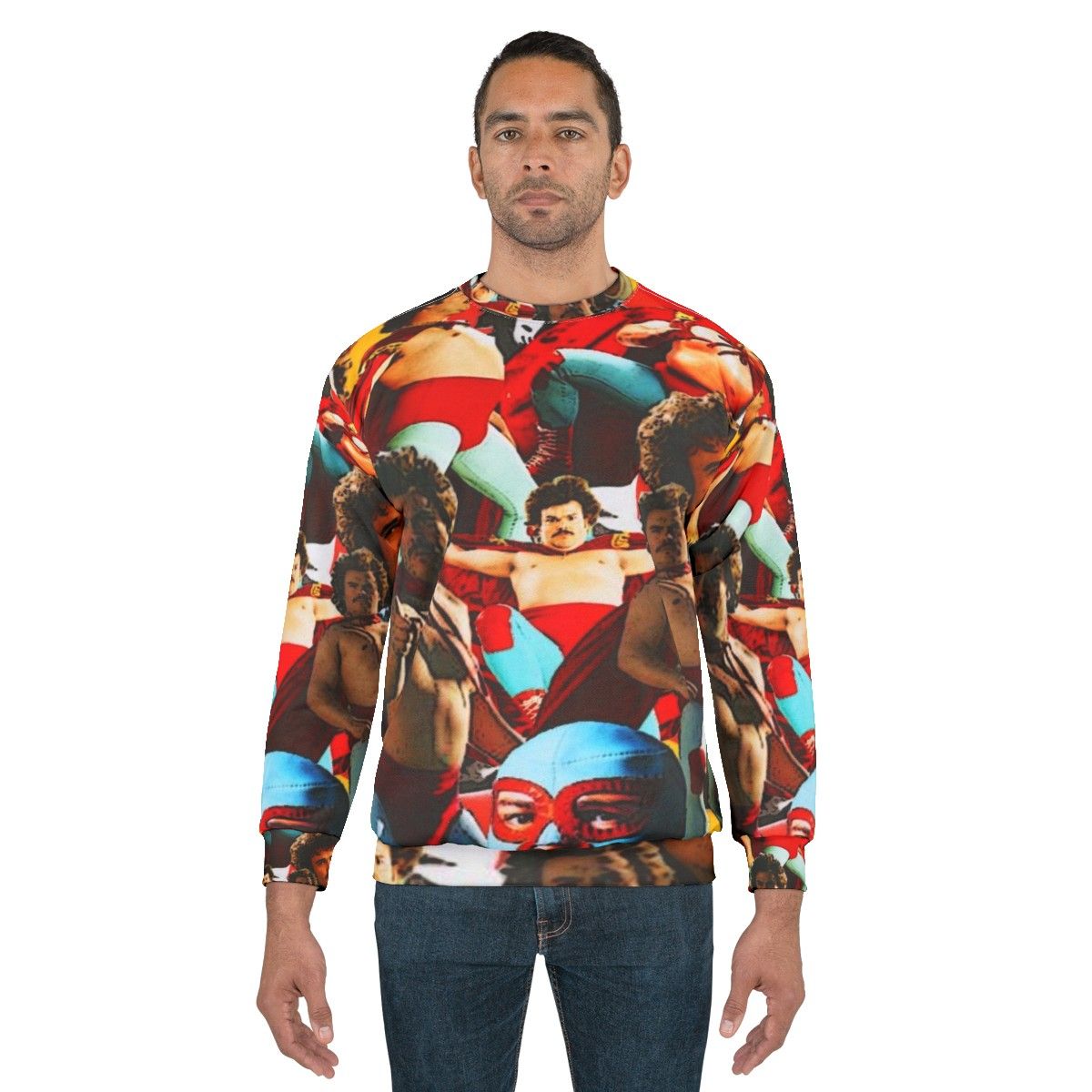 Nacho Libre Luchador Wrestler Sweatshirt - men