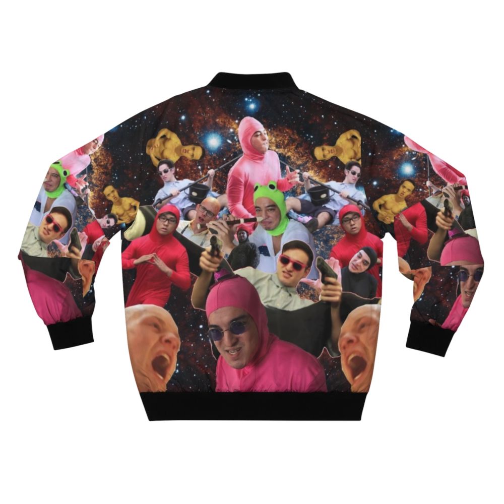 Filthy Frank Galaxy Bomber Jacket with Graphic Design - Back