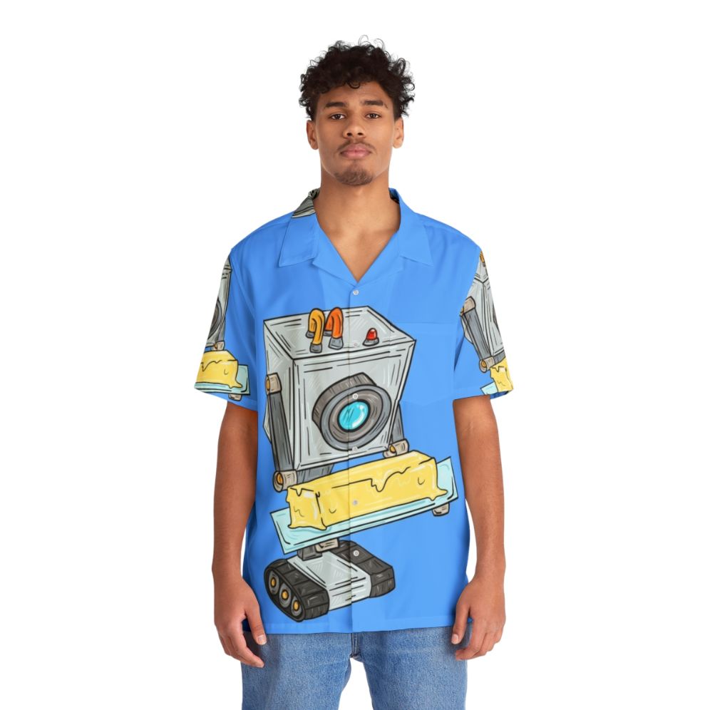 Butter Robot Hawaiian Shirt - People Front