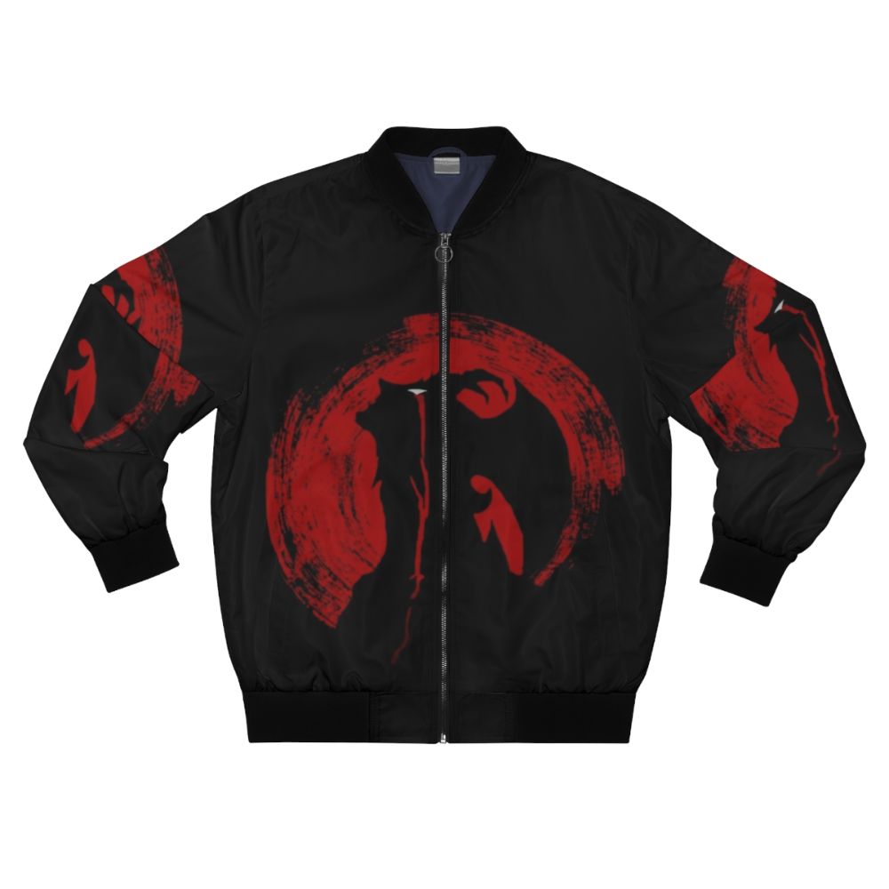 Devilman Crybaby Bomber Jacket with Crying Baby Design