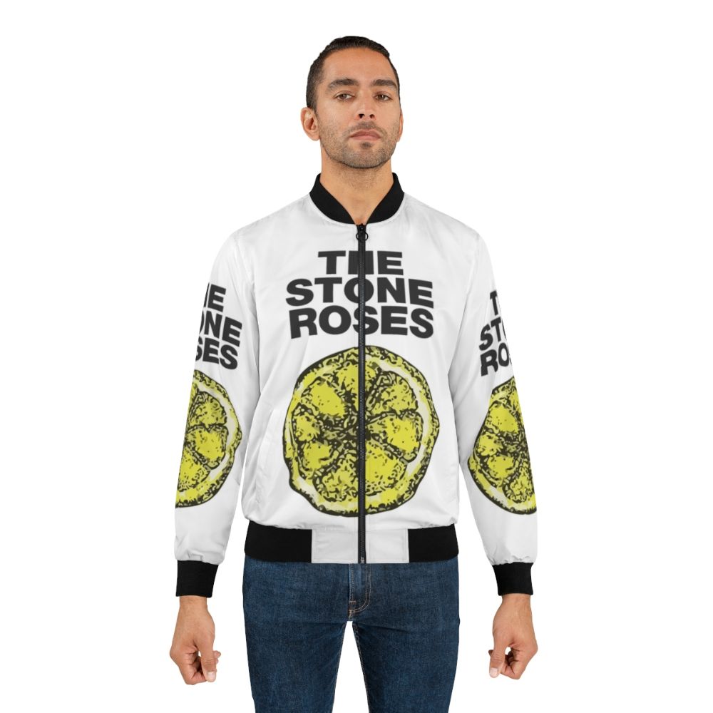 The Stone Roses Lemon Bomber Jacket - Music Merch - Lifestyle