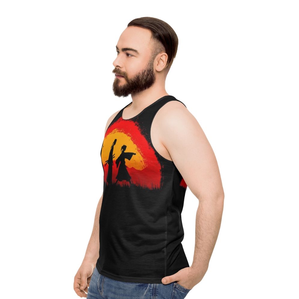 Samurai Champloo Sunset Unisex Tank Top - men side