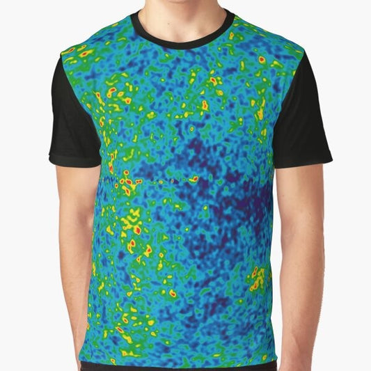 Cosmic Microwave Background Graphic T-Shirt - Space and Astronomy Apparel with Focus Keyword