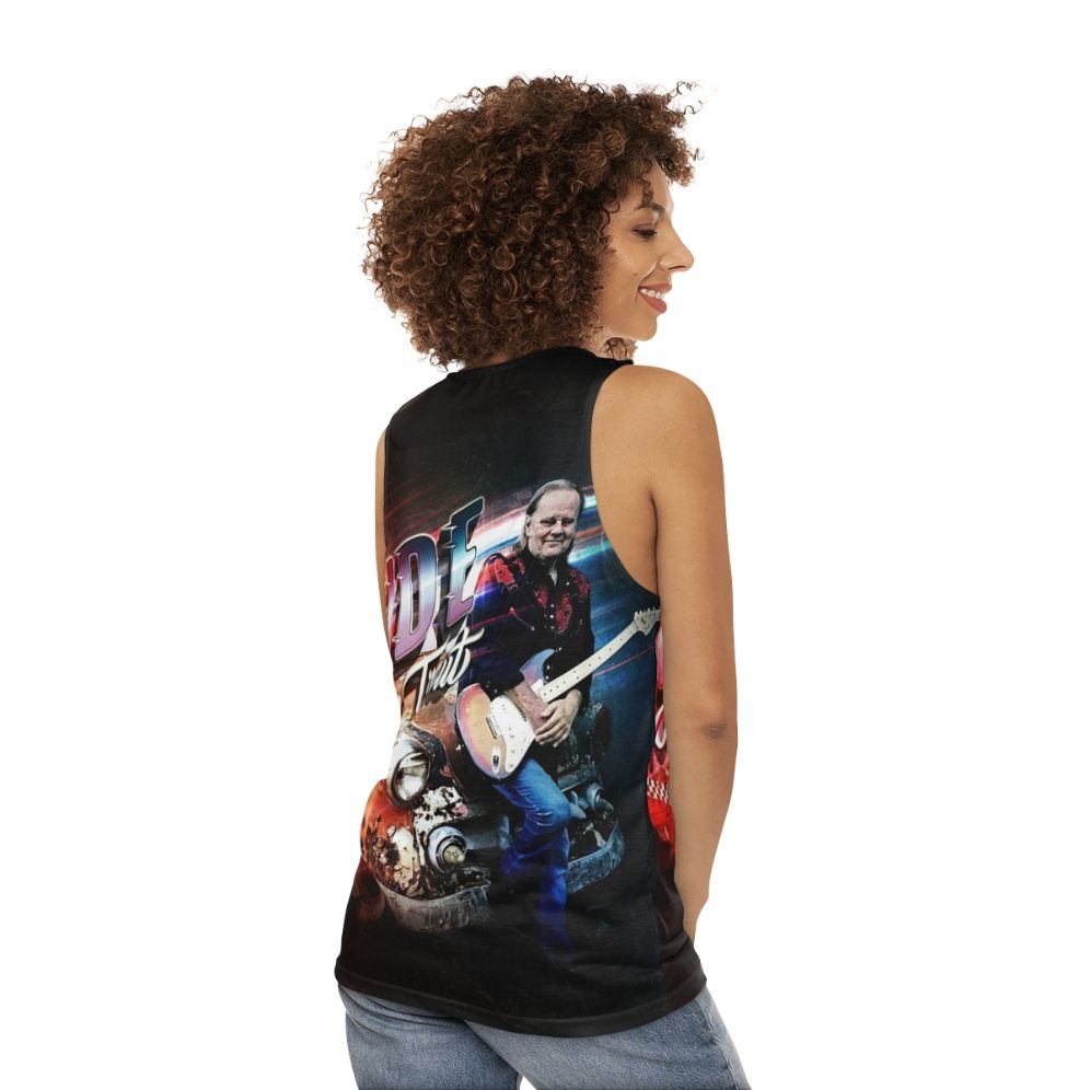 Walter Trout Vintage Unisex Concert Tank Top - women back