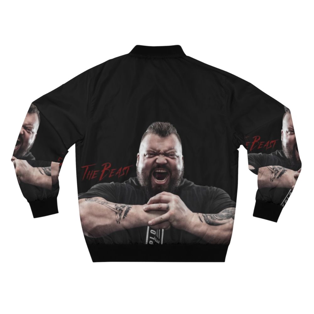 Eddie Hall "The Beast" Strongman Bomber Jacket - Back