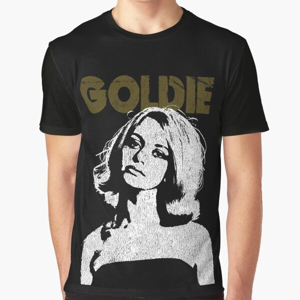 Vintage graphic t-shirt featuring Goldie Hawn from the 1960s