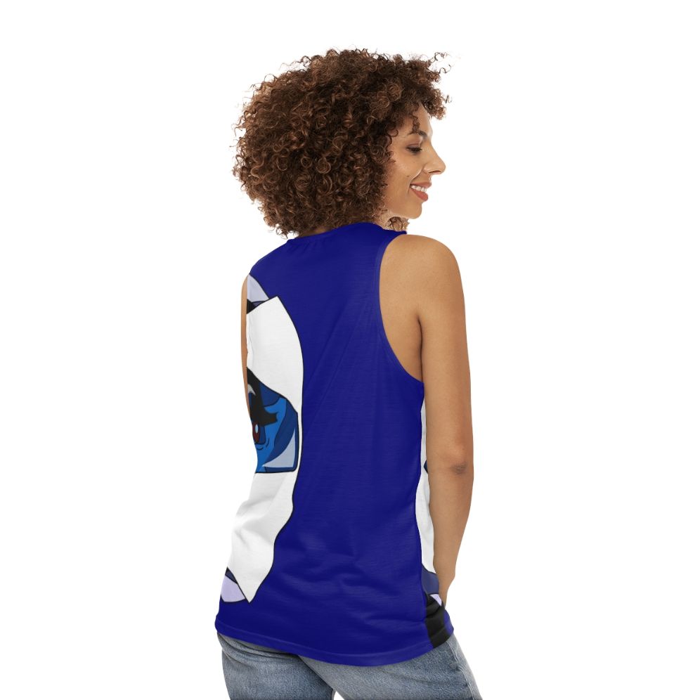 Goldorak Anime Mecha Unisex Tank Top - women back