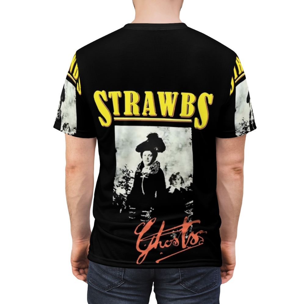 Strawbs Ghosts Inspired T-shirt featuring the album artwork of the 1975 progressive rock album - men back