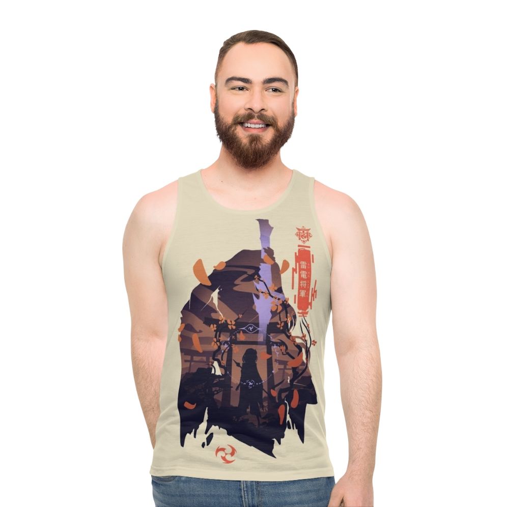 Genshin Impact Raiden Shogun Unisex Tank Top - men