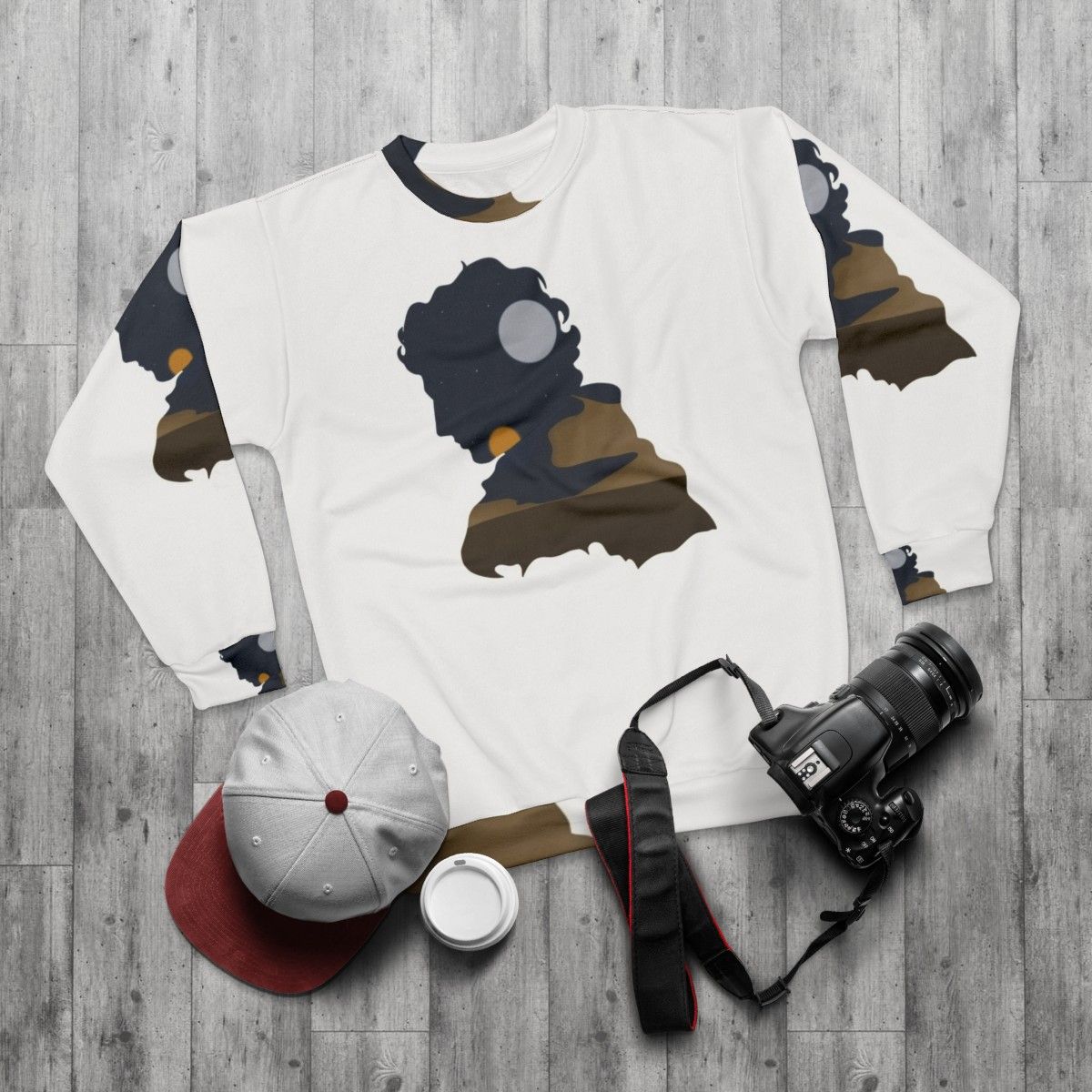 Dune 2020 Movie Fan Sweatshirt - flat lay