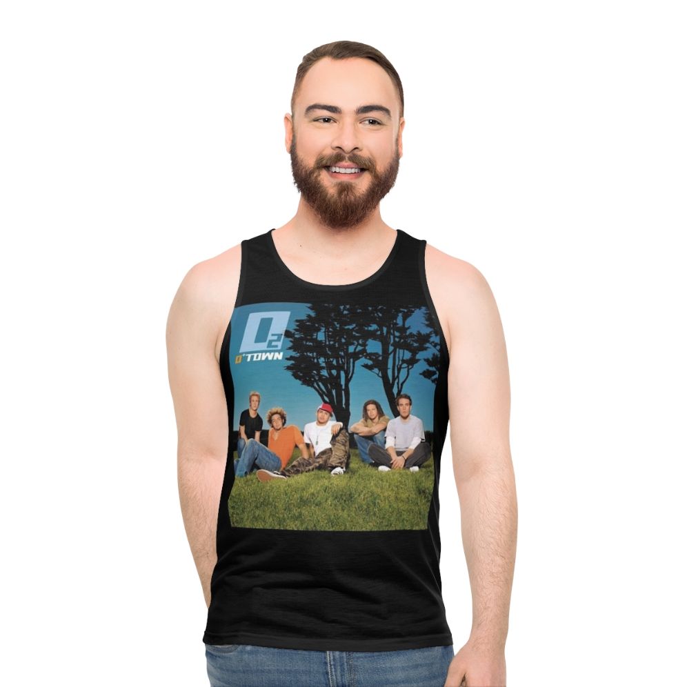 O2 O Town Unisex Music Fan Tank Top - men