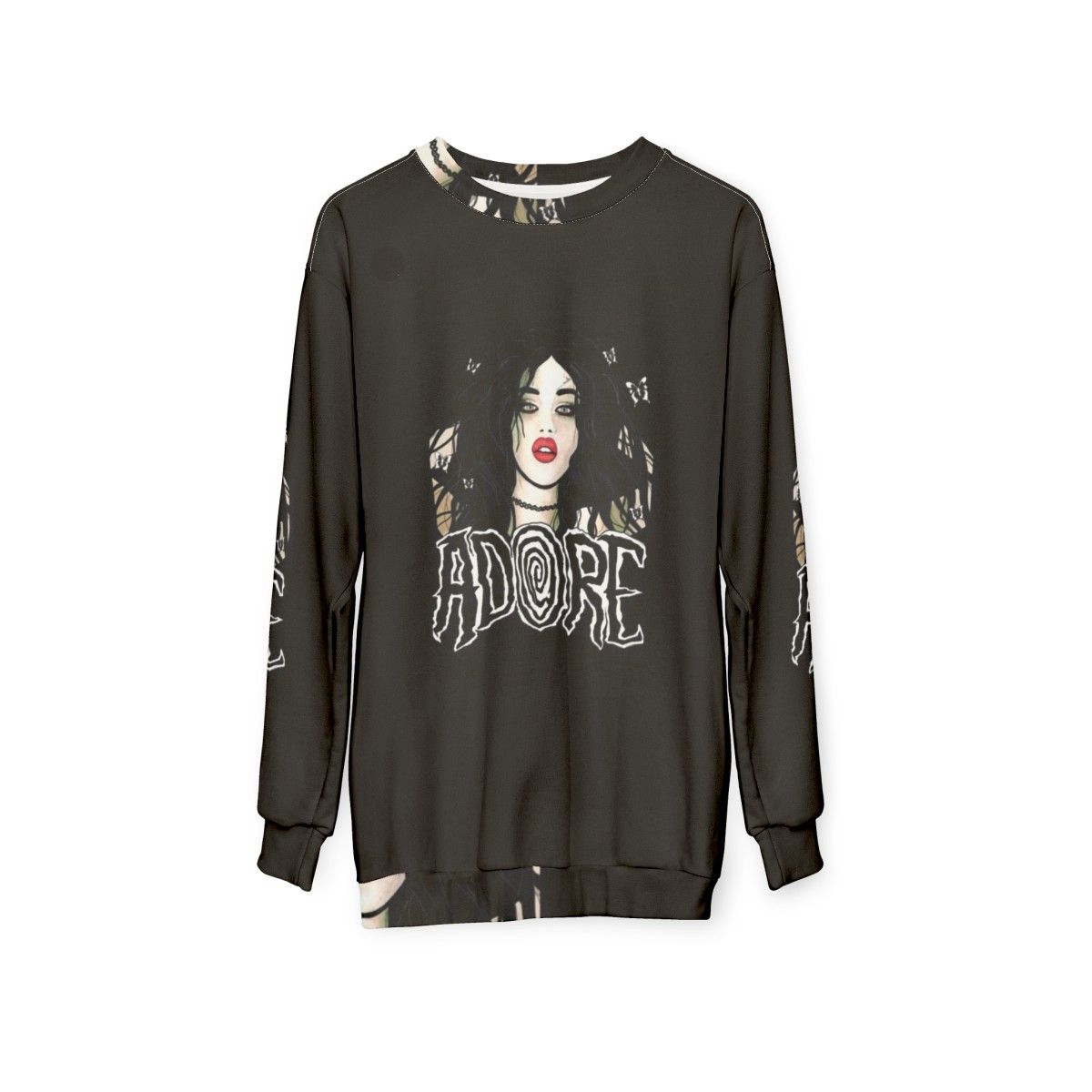 Adore Delano Punk Rock Drag Queen Sweatshirt - hanging