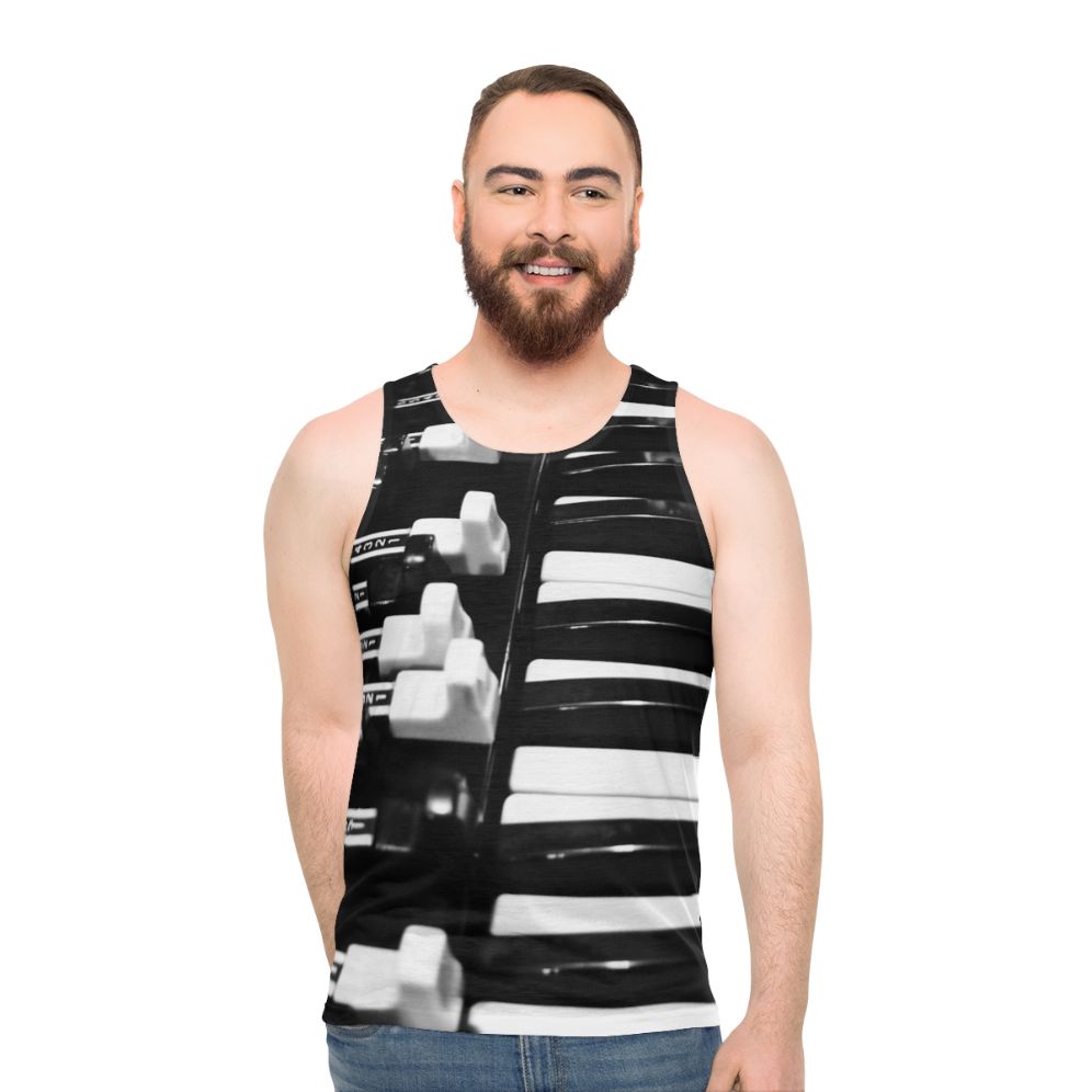 Hammond B3 organ music tank top - men