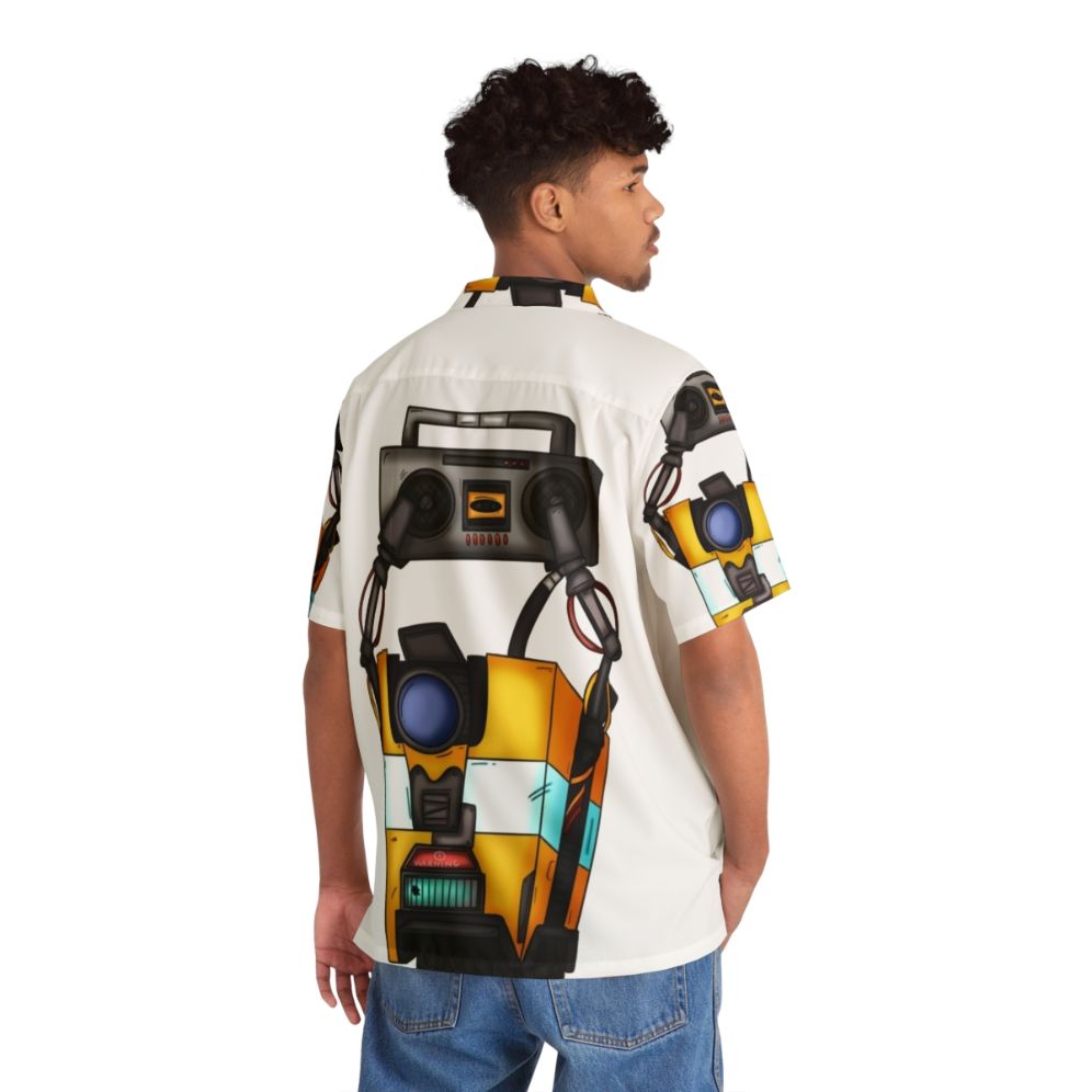 Borderlands Claptrap Boombox Hawaiian Shirt - People Back