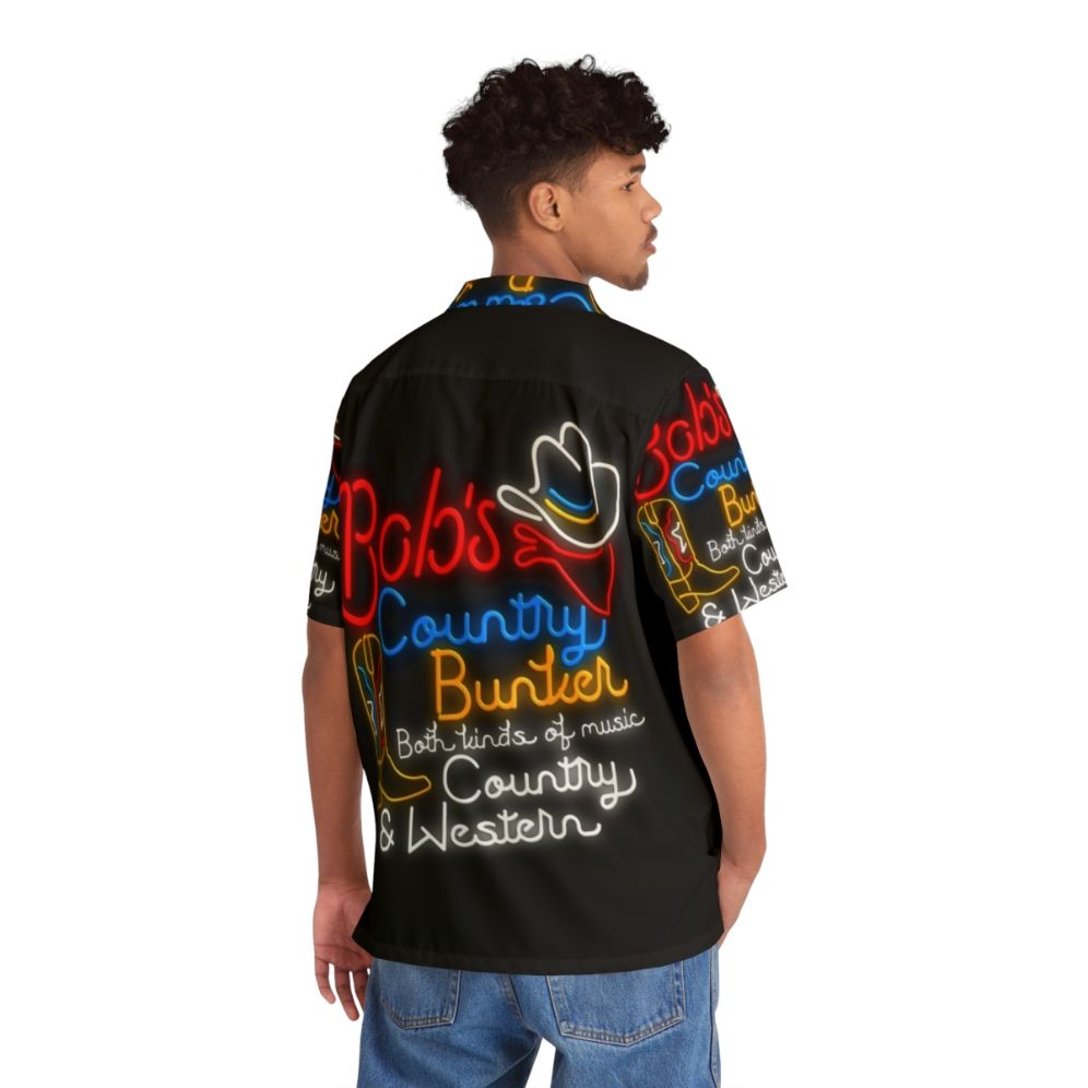 Bob's Country Bunker Hawaiian Shirt with Blues Brothers Inspired Design - People Back