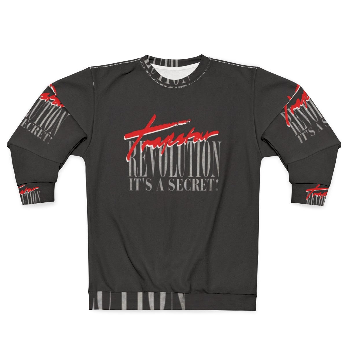 Trapstar Revolution Sweatshirt in Red and Black