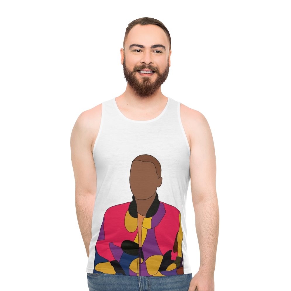 Unisex "Sex Education" tank top with Maeve Wiley and Otis Milburn graphic - men