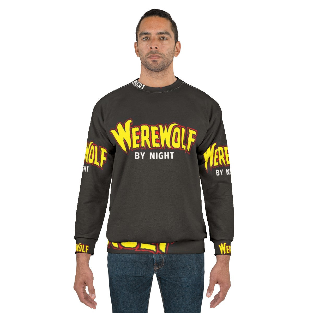 Werewolf By Night Sweatshirt - Marvel Comics Superhero Hoodie - men