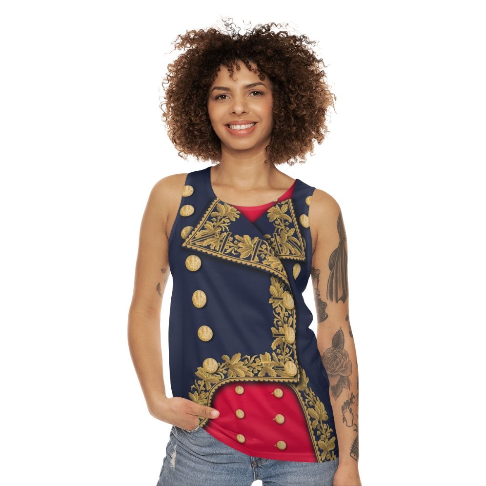 Napoleonic General Vintage French Army Uniform Tank Top - women