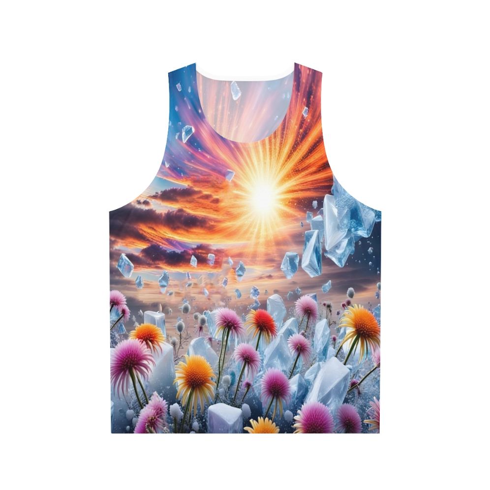 Flower Sunset Unisex Tank Top