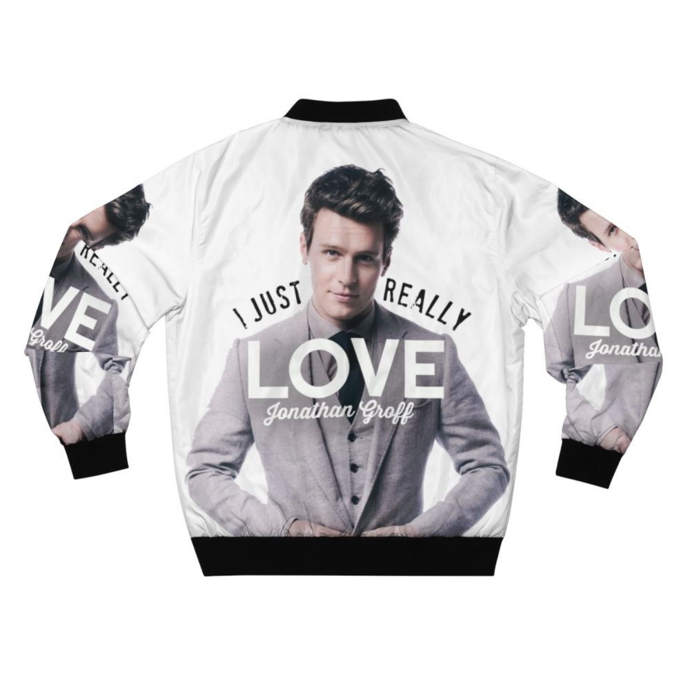 Jonathan Groff Bomber Jacket for Musicals and Broadway Lovers - Back