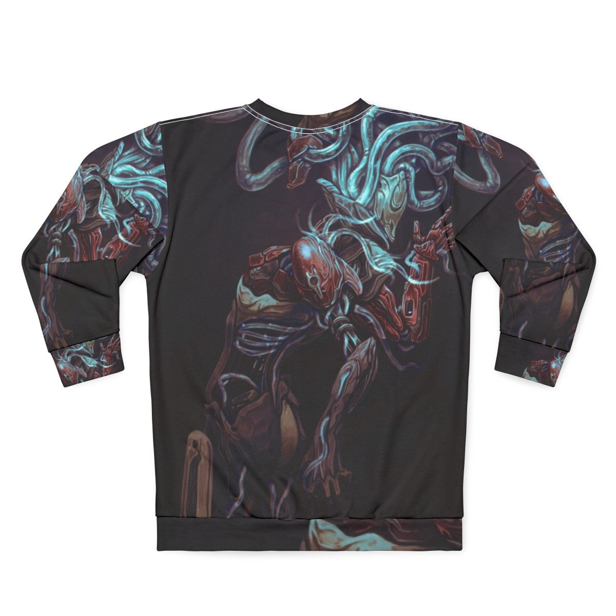 Xaku Warframe Biomechanical Sweatshirt - Back