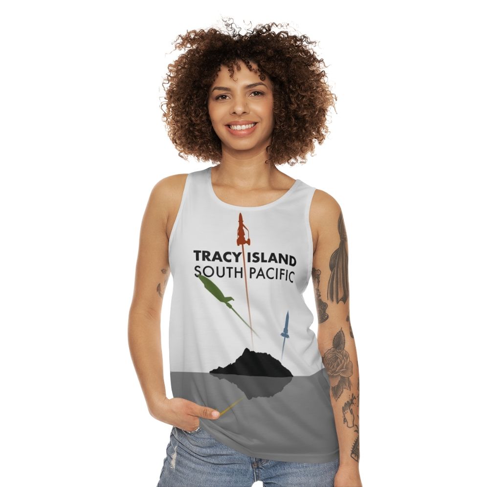 Thunderbirds art unisex tank top - women