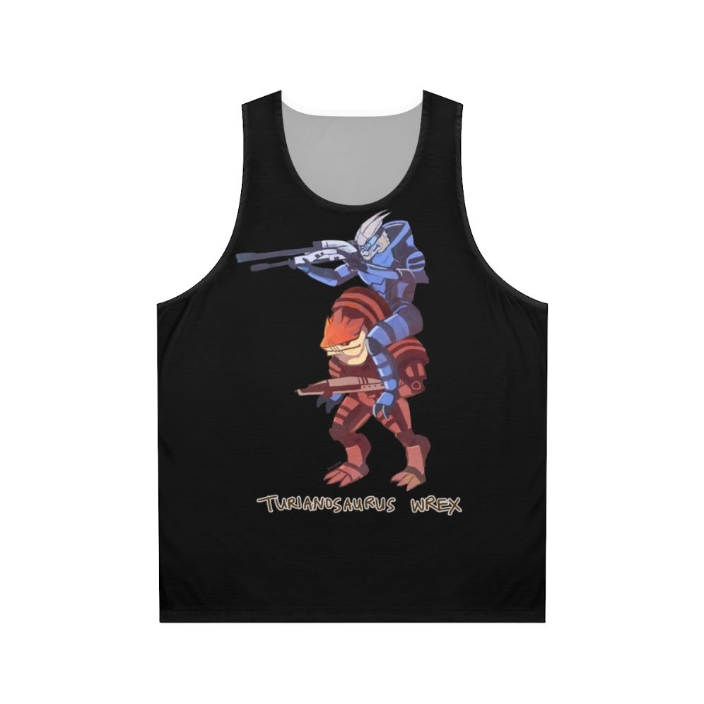 Turianosaurus Wrex Unisex Tank Top