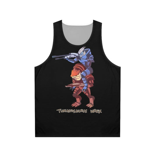 Turianosaurus Wrex Unisex Tank Top