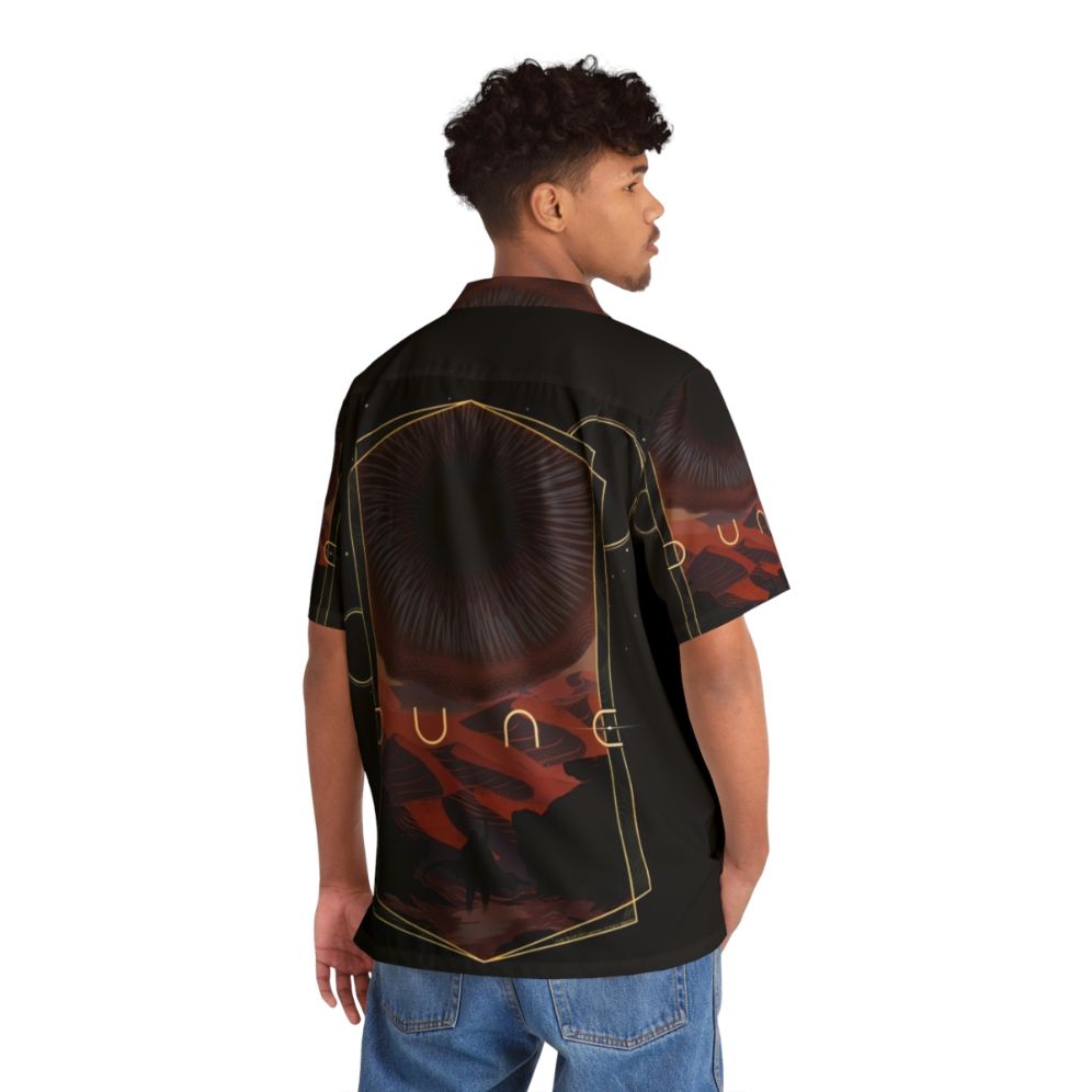 Dune 02 Hawaiian Shirt featuring Dune movie-inspired design - People Back