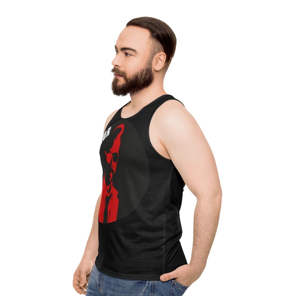 Vintage El Profesor Unisex Money Heist Tank Top - men side