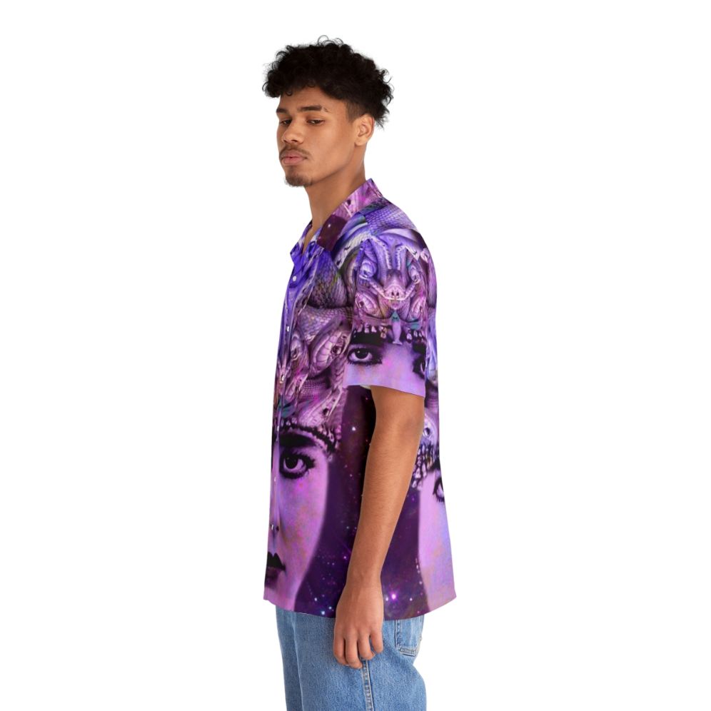 Medusa Hawaiian Shirt featuring nature inspired abstract patterns - People Left