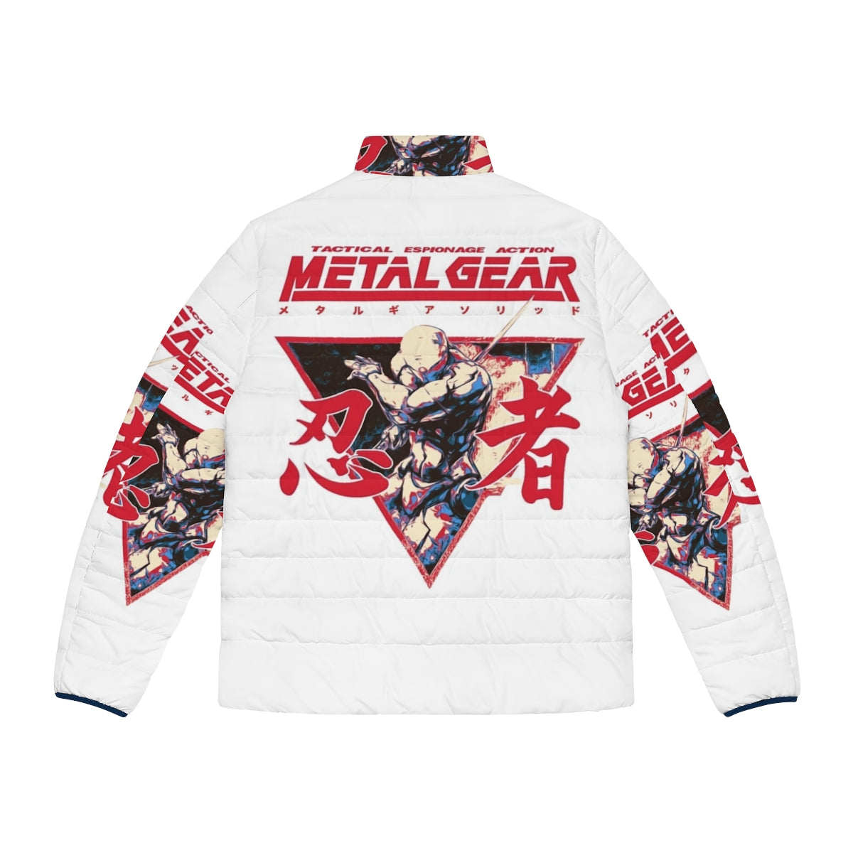 Gray Fox Option C Puffer Jacket for Metal Gear fans - Back