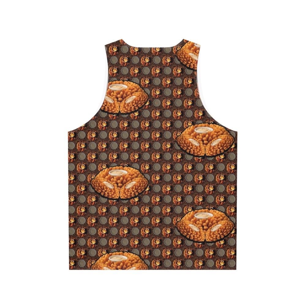 Bloomin' Onion Themed Unisex Tank Top - Back