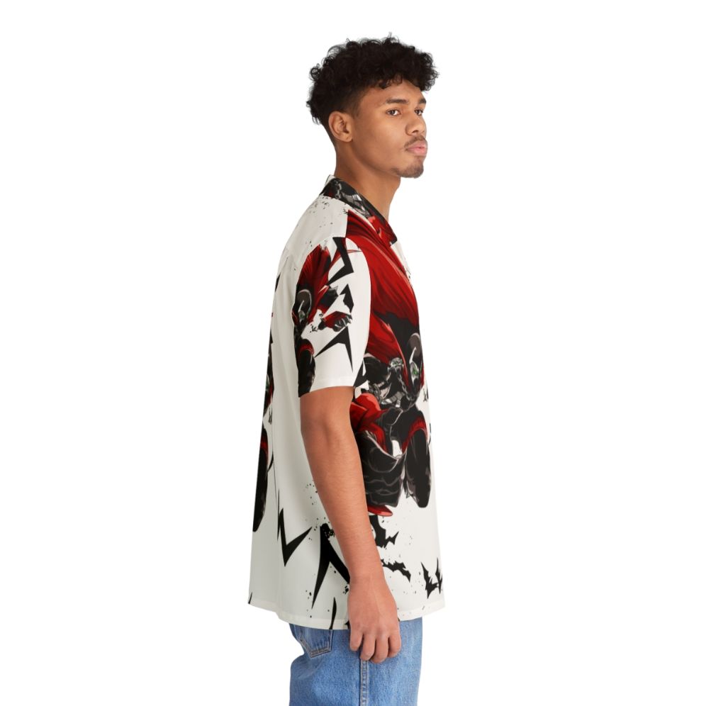 Spawn Inspired Hawaiian Shirt with Sublime White Design - People Pight