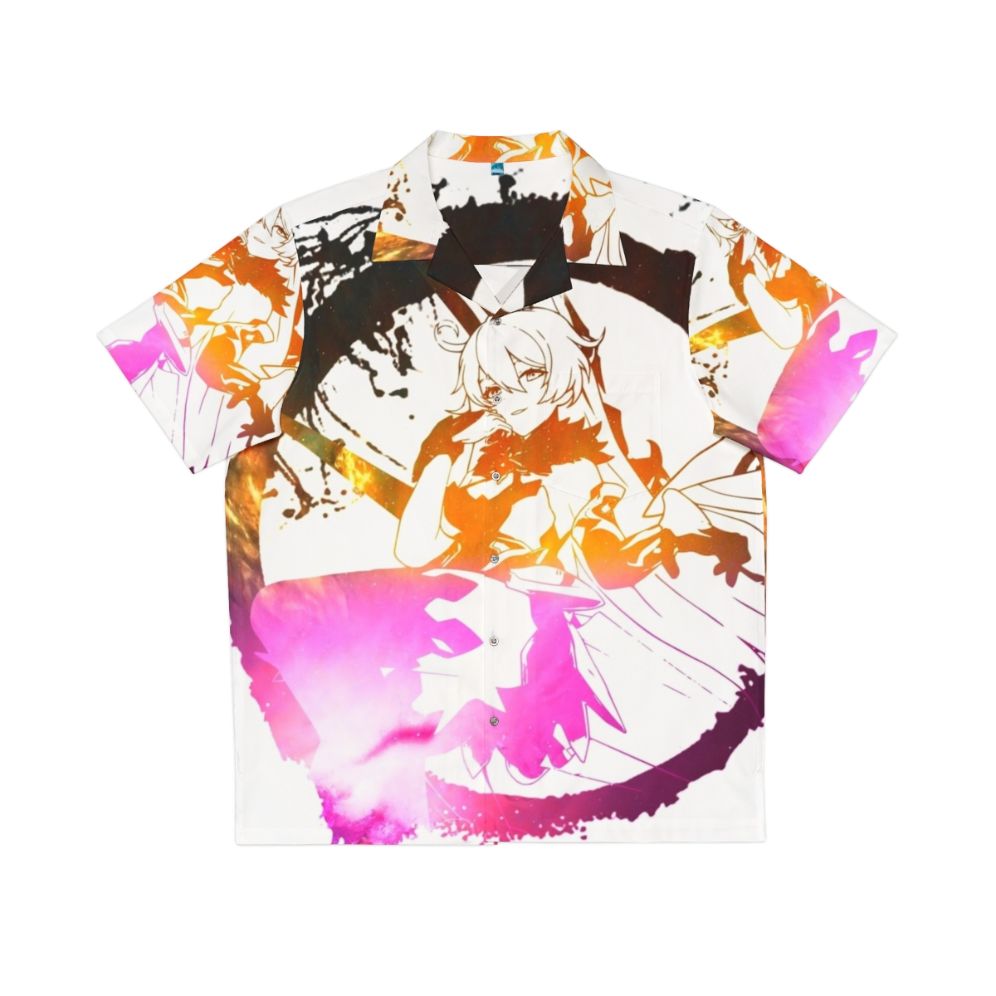 Herrscher Of The Void Hawaiian Shirt with Genshin Impact and Honkai Impact Inspired Designs