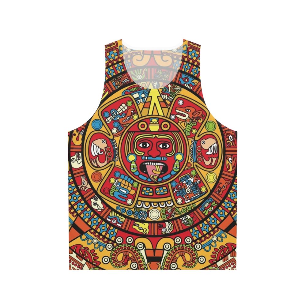 Mayan calendar unisex tank top