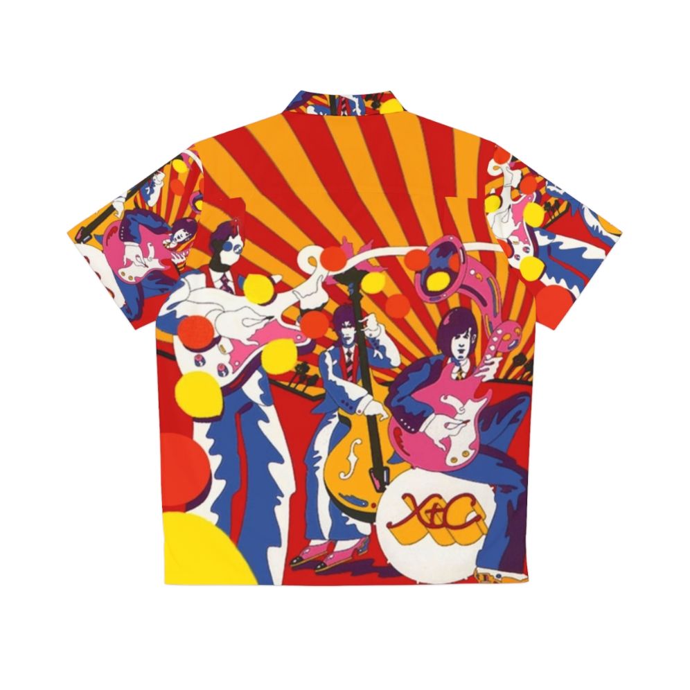 Vibrant Hawaiian XTC shirt with tropical print design - Back