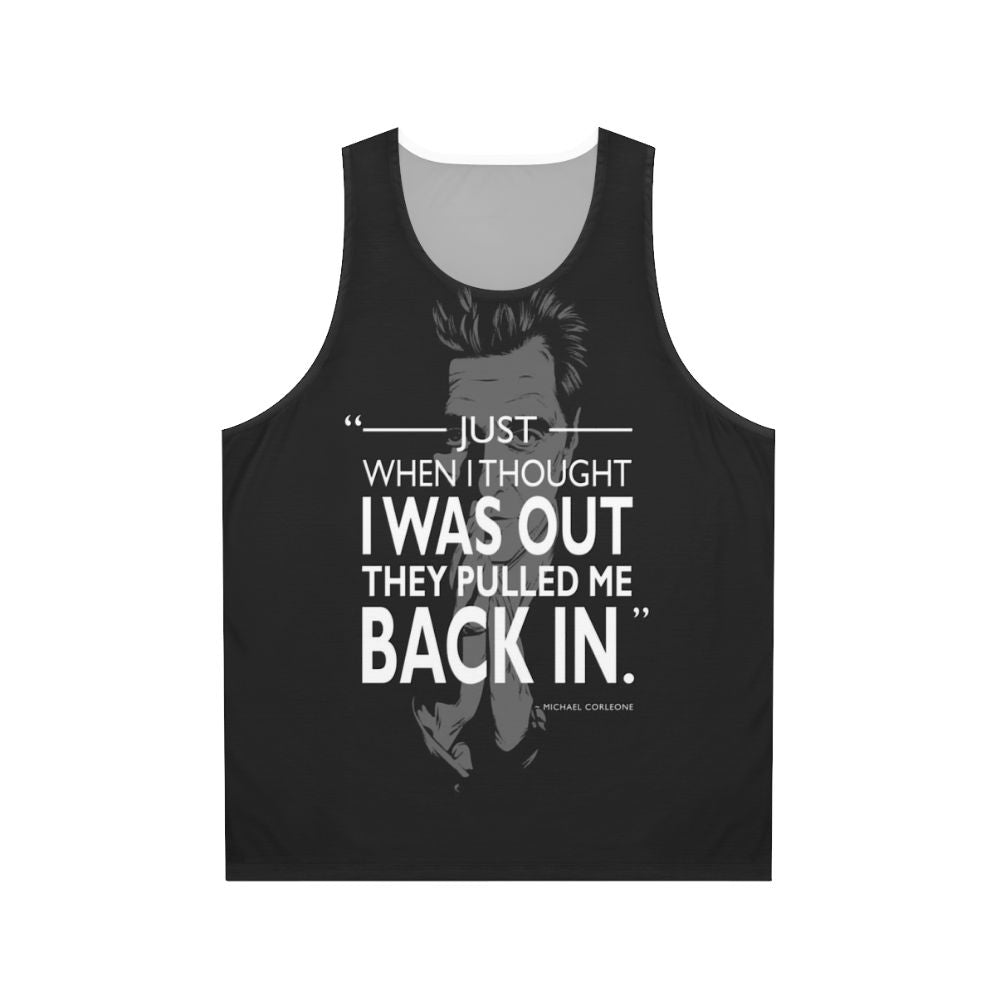 "The Godfather" Minimalist Unisex Tank Top