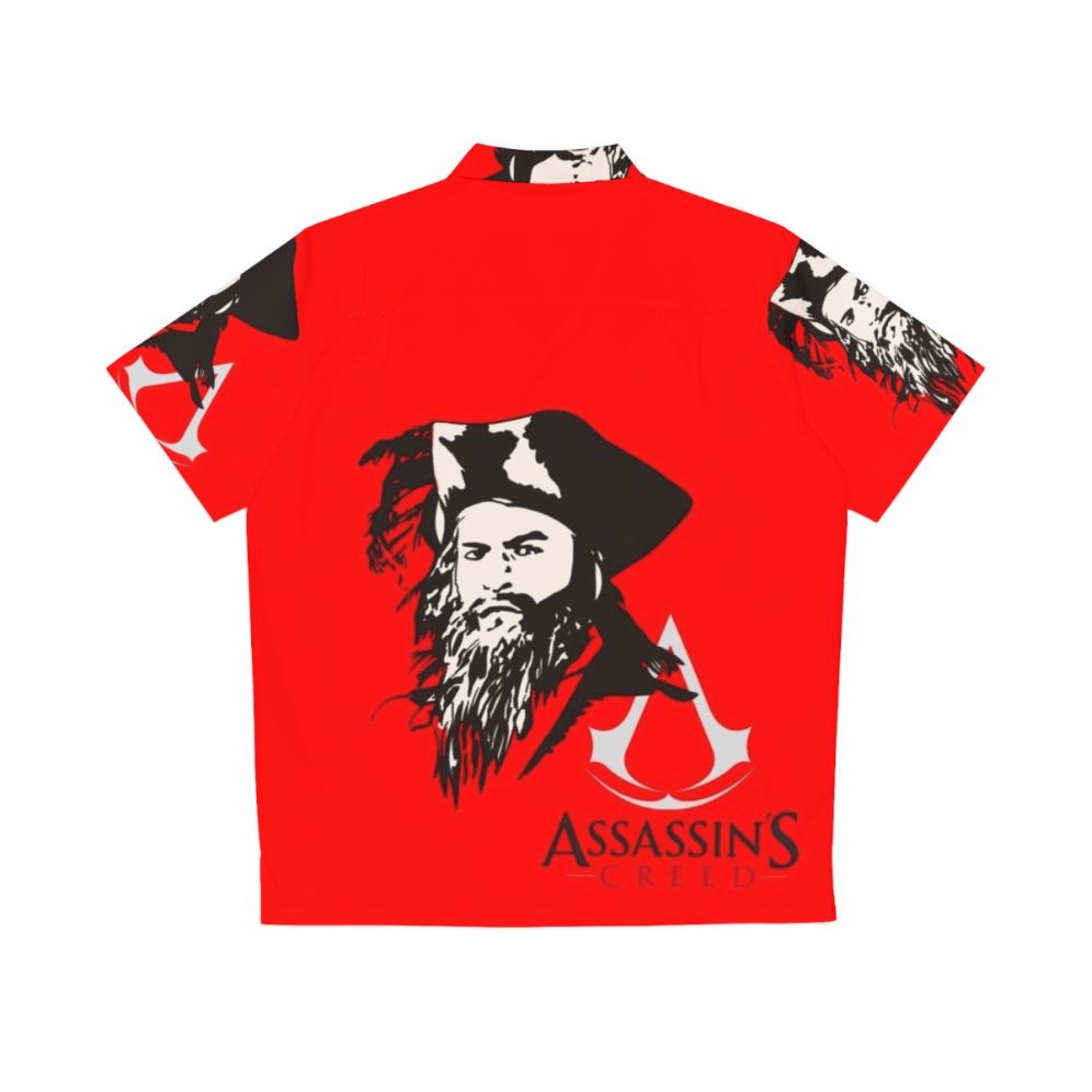 Assassin's Creed Blackbeard Hawaiian Shirt - Back